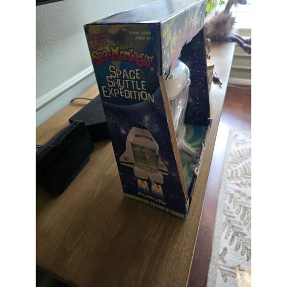 Vintage Amazing Live Sea Monkeys NASA Space Shuttle Tank Toy NIB 1997 - Picture 6 of 10